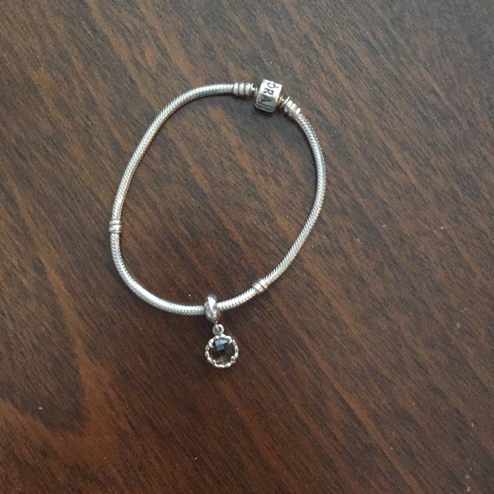 Pandora bracelet with charm
